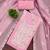 Pink embroidered cotton semi stitched churidar dress-materials