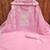 Pink embroidered cotton semi stitched churidar dress-materials