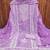 Lavender embroidered cotton semi stitched churidar dress-materials