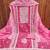 Pink embroidered cotton semi stitched churidar dress-materials