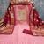 Pink woven shimmer semi stitched churidar dress-materials