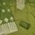 Olive woven shimmer semi stitched churidar dress-materials