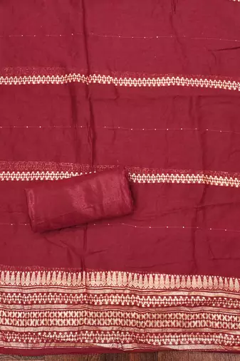 Black woven cotton churidar dress-materials