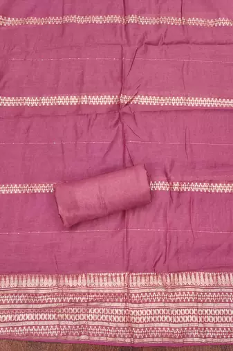 Pink woven cotton churidar dress-materials