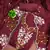 Maroon embroidered cotton semi stitched churidar dress-materials