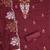 Maroon embroidered cotton semi stitched churidar dress-materials