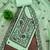 Light-green embroidered cotton semi stitched churidar dress-materials