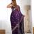satin chiffon blooming saree with 5mm embroidery sequins work 