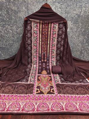 Multicolor printed rayon churidar dress-materials 3