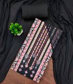 Multicolor printed rayon semi stitched churidar dress-materials