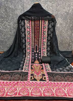 Multicolor printed rayon churidar dress-materials 3