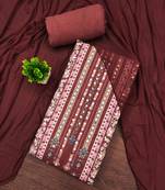 Multicolor printed rayon semi stitched churidar dress-materials