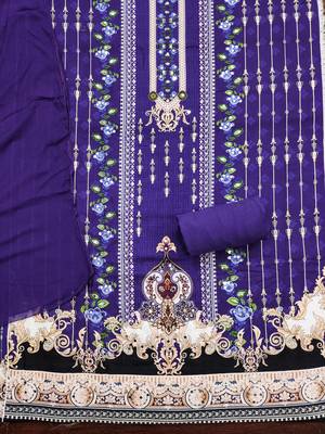 Multicolor printed rayon churidar dress-materials 2
