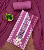 Multicolor printed rayon semi stitched churidar dress-materials