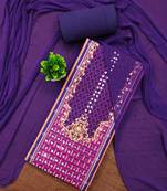 Multicolor printed rayon semi stitched churidar dress-materials