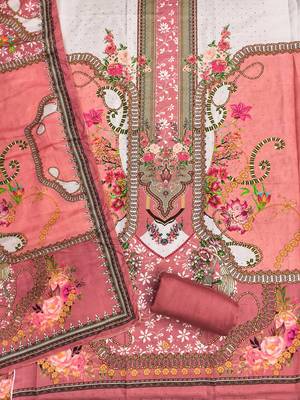 Multicolor printed cotton churidar dress-materials 2