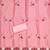 Pink embroidered cotton semi stitched churidar dress-materials