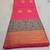 Pink jacquard cotton blend golden zari butta butti woven maheshwari saree with blouse piece
