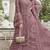 Badami embroidered georgette semi-stitched pakistani salwar suit
