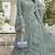 Pista embroidered georgette semi-stitched pakistani salwar suit
