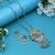 Multi color dual tone oxidised necklace set featuring vibrant designs for festive traditional styling