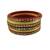 Kundan stud colour multi pack of 8 material acrylic bangle