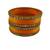 Kundan stud colour multi pack of 12 material acrylic bangle