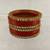 Kundan stud colour multi pack of 12 material acrylic bangle