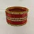 Kundan stud colour multi pack of 12 material acrylic bangle