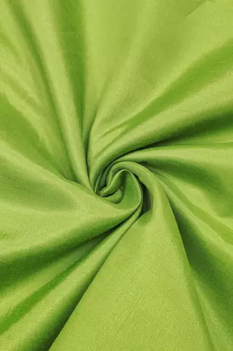 Green organza printed unstitched dress material