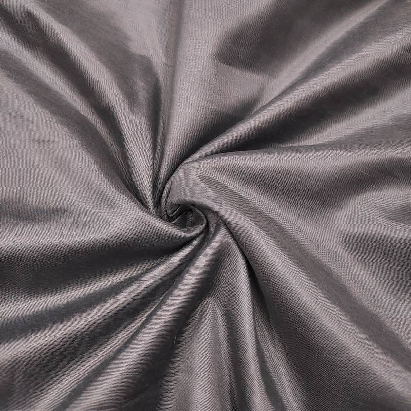 Grey organza printed unstitched dress material