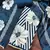 Blue silk cotton digital print unstitched dress material
