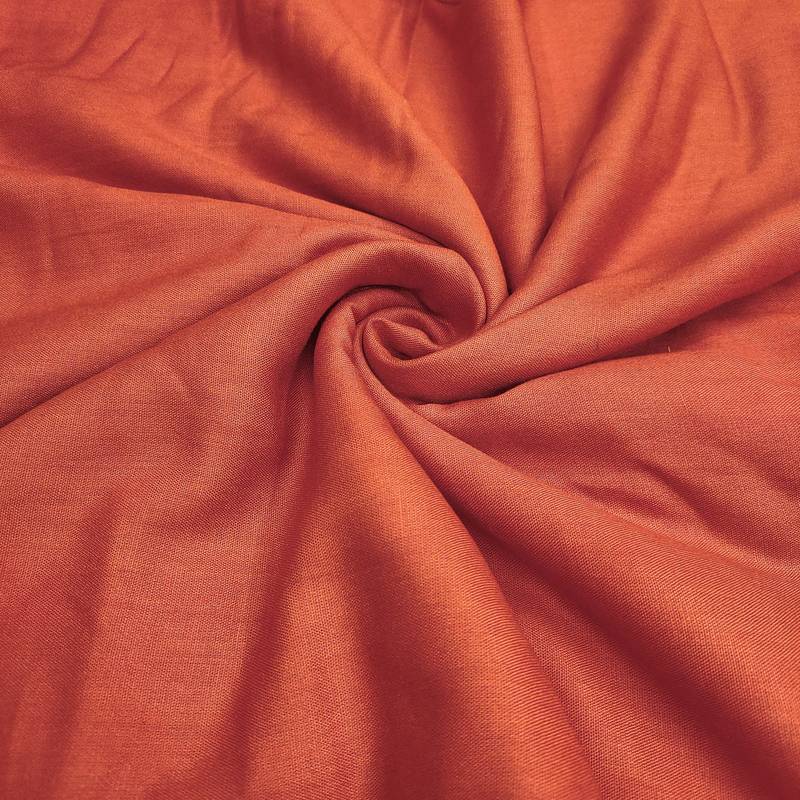 Rust silk cotton digital print unstitched dress material