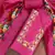 Magenta silk cotton digital print unstitched dress material