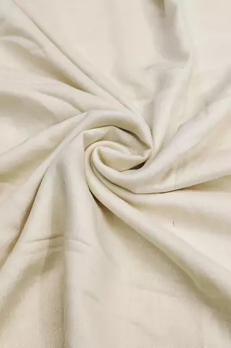 Cream silk cotton digital print unstitched dress material