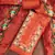 Rust silk cotton digital print unstitched dress material