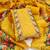 Yellow silk cotton digital print unstitched dress material