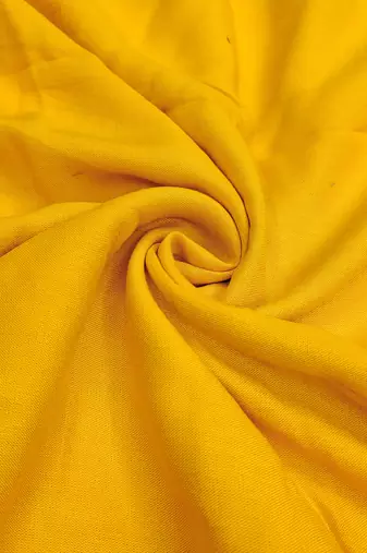 Yellow silk cotton digital print unstitched dress material