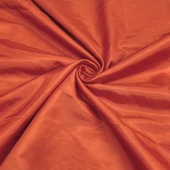 Rust cotton embroidered unstitched dress material 4
