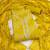 Lemon yellow cotton embroidered unstitched dress material