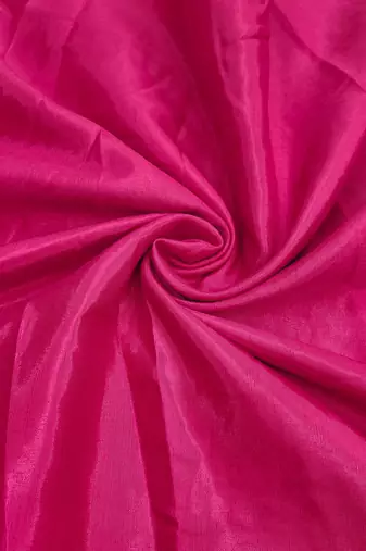 Magenta cotton embroidered unstitched dress material