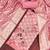Pink banarasi modal digital print unstitched dress material