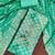 Turquoise banarasi modal digital print unstitched dress material