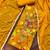 Mustard modal cotton printed unstitched dress material