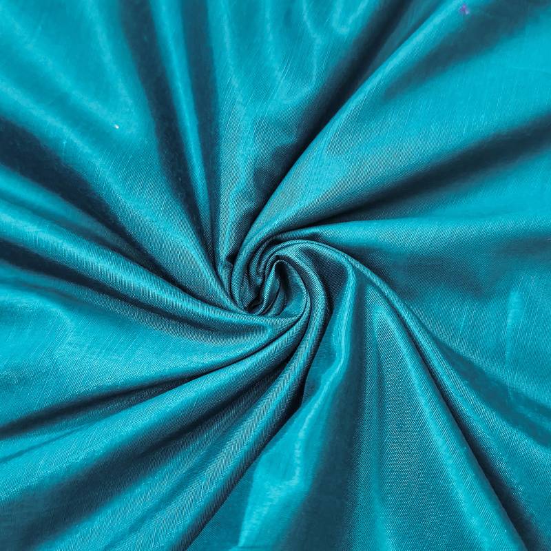 Turquoise modal cotton printed unstitched dress material