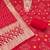 Red modal printed unstitched dress material