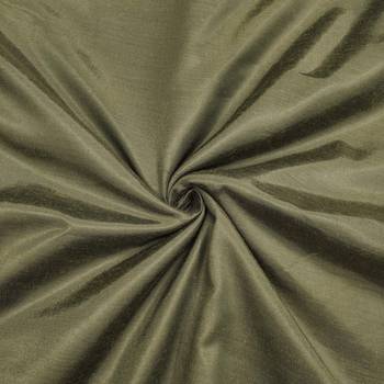 Green cotton silk embellished unstitched dress material 4