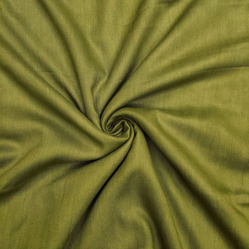 Green premium rayon cotton digital print unstitched dress material