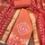 Orange premium rayon cotton digital print unstitched dress material
