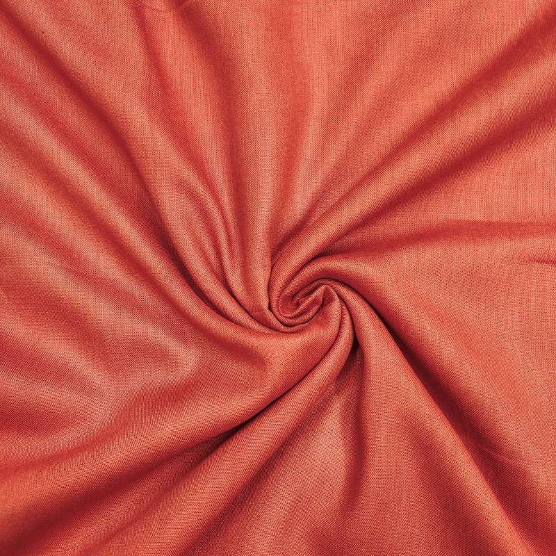 Orange premium rayon cotton digital print unstitched dress material